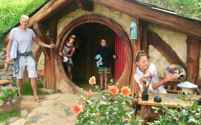 Happy at Hobbiton!